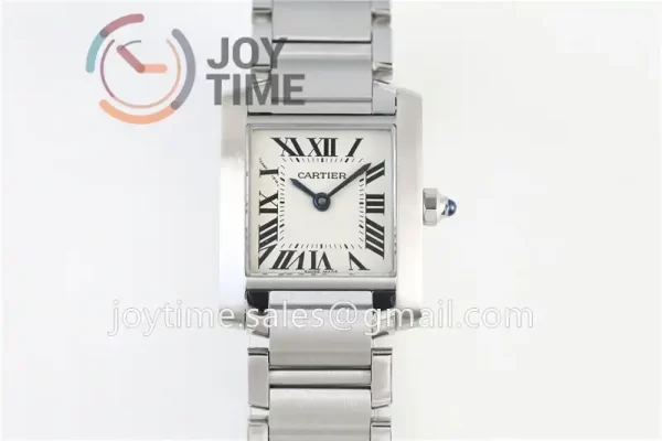 Cartier Ballon Tank Francaise Ladies K11 1:1 Best Edition SS 20.3mm SS Bracelet Quartz