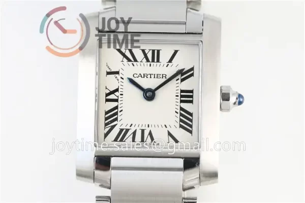 Cartier Ballon Tank Francaise Ladies K11 1:1 Best Edition SS 20.3mm SS Bracelet Quartz