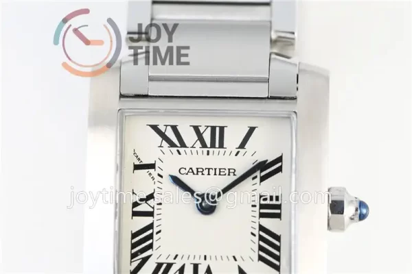 Cartier Ballon Tank Francaise Ladies K11 1:1 Best Edition SS 20.3mm SS Bracelet Quartz