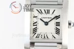 Cartier Ballon Tank Francaise Ladies K11 1:1 Best Edition SS 20.3mm SS Bracelet Quartz