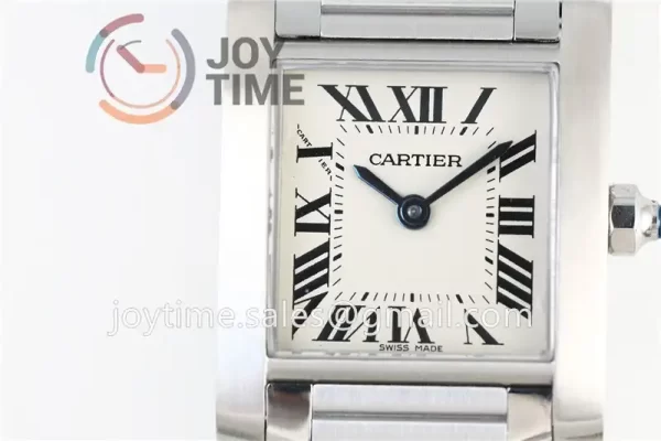 Cartier Ballon Tank Francaise Ladies K11 1:1 Best Edition SS 20.3mm SS Bracelet Quartz