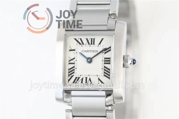 Cartier Ballon Tank Francaise Ladies K11 1:1 Best Edition SS 20.3mm SS Bracelet Quartz