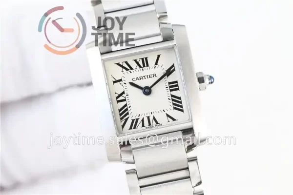 Cartier Ballon Tank Francaise Ladies K11 1:1 Best Edition SS 20.3mm SS Bracelet Quartz