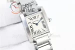 Cartier Ballon Tank Francaise Ladies K11 1:1 Best Edition SS 20.3mm SS Bracelet Quartz