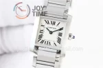 Cartier Ballon Tank Francaise Ladies K11 1:1 Best Edition SS 20.3mm SS Bracelet Quartz