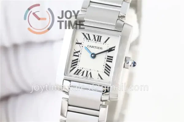 Cartier Ballon Tank Francaise Ladies K11 1:1 Best Edition SS 20.3mm SS Bracelet Quartz