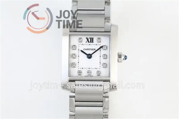 Cartier Ballon Tank Francaise Ladies K11 1:1 Best Edition SS 20.3mm SS Bracelet Quartz