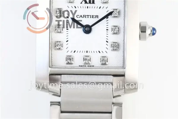 Cartier Ballon Tank Francaise Ladies K11 1:1 Best Edition SS 20.3mm SS Bracelet Quartz