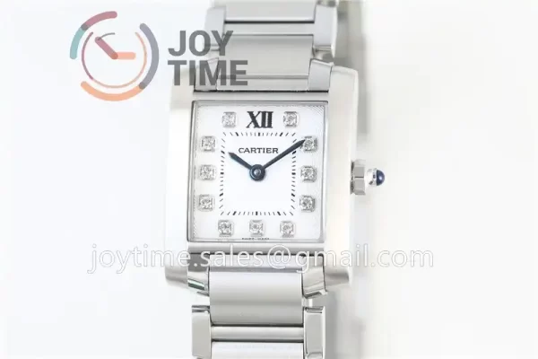 Cartier Ballon Tank Francaise Ladies K11 1:1 Best Edition SS 20.3mm SS Bracelet Quartz