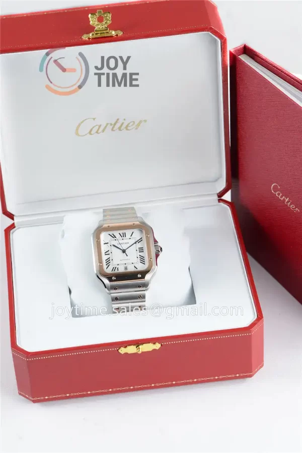 Cartier Santos de Cartier BVF 1:1 Best Edition SS 40mm RG Bezel SS Bracelet A1847