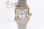 Cartier Santos de Cartier BVF 1:1 Best Edition SS 40mm YG Bezel SS Bracelet A1847