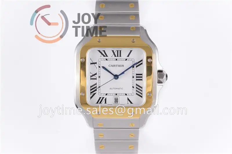 Cartier Santos de Cartier BVF 1:1 Best Edition SS 40mm YG Bezel SS Bracelet A1847