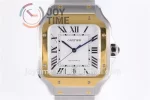 Cartier Santos de Cartier BVF 1:1 Best Edition SS 40mm YG Bezel SS Bracelet A1847