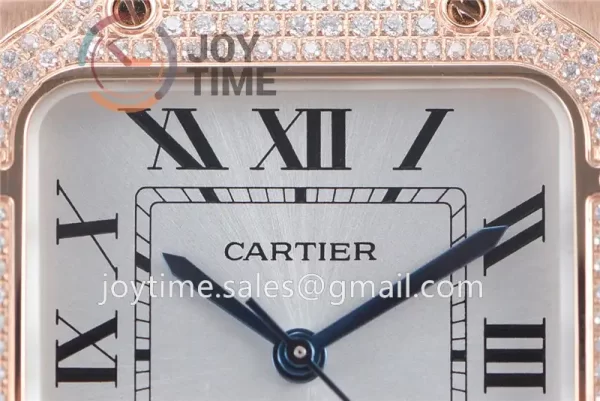 Cartier Santos de Cartier BVF 1:1 Best Edition RG 35mm Diamond Bezel RG Bracelet A1847