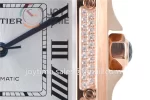 Cartier Santos de Cartier BVF 1:1 Best Edition RG 35mm Diamond Bezel RG Bracelet A1847