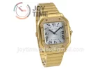 Cartier Santos de Cartier BVF 1:1 Best Edition YG 35mm Diamond Bezel YG Bracelet A1847