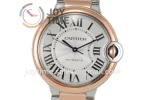 Cartier Ballon Bleu V6F 1:1 Best Edition SS 36mm RG Bezel SS/RG Bracelet NH05A