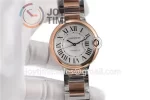 Cartier Ballon Bleu V6F 1:1 Best Edition SS 36mm RG Bezel SS/RG Bracelet NH05A