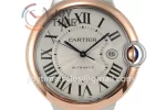 Cartier Ballon Bleu V6F 1:1 Best Edition SS 42mm RG Bezel SS/RG Bracelet A2824