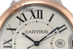 Cartier Ballon Bleu V6F 1:1 Best Edition SS 42mm RG Bezel SS/RG Bracelet A2824