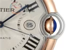 Cartier Ballon Bleu V6F 1:1 Best Edition SS 42mm RG Bezel SS/RG Bracelet A2824