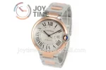 Cartier Ballon Bleu V6F 1:1 Best Edition SS 42mm RG Bezel SS/RG Bracelet A2824