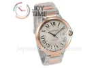 Cartier Ballon Bleu V6F 1:1 Best Edition SS 42mm RG Bezel SS/RG Bracelet A2824