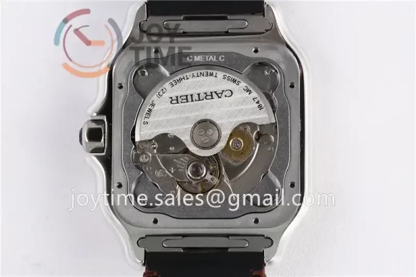 Cartier Santos de Cartier V6F 1:1 Best Edition SS 40mm RG Bezel Leather Strap A1847