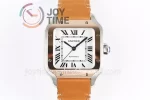 Cartier Santos de Cartier V6F 1:1 Best Edition SS 35mm RG Bezel Leather Strap A1847