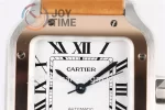 Cartier Santos de Cartier V6F 1:1 Best Edition SS 35mm RG Bezel Leather Strap A1847