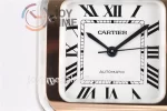 Cartier Santos de Cartier V6F 1:1 Best Edition SS 35mm RG Bezel Leather Strap A1847