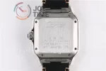 Cartier Santos de Cartier V6F 1:1 Best Edition SS 35mm RG Bezel Leather Strap A1847