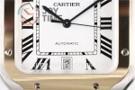 Cartier Santos de Cartier V6F 1:1 Best Edition SS 40mm YG Bezel Leather Strap A1847