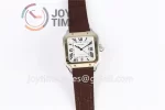 Cartier Santos de Cartier V6F 1:1 Best Edition SS 40mm YG Bezel Leather Strap A1847