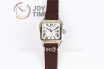 Cartier Santos de Cartier V6F 1:1 Best Edition SS 40mm YG Bezel Leather Strap A1847