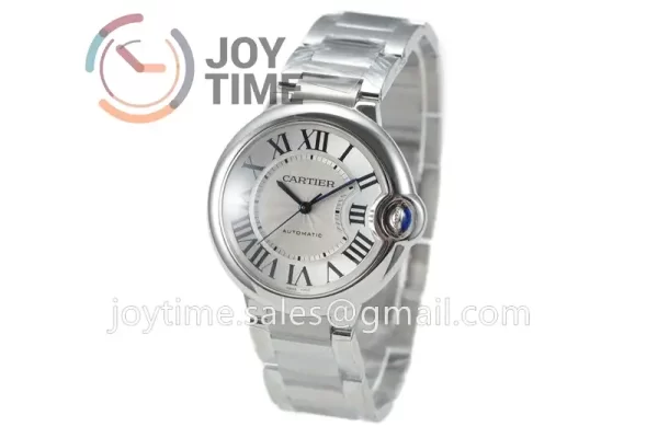 Cartier Ballon Bleu V6F 1:1 Best Edition SS 36mm SS Bracelet Super Clone Cal.076