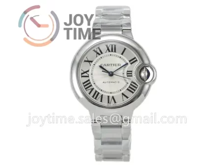 Cartier Ballon Bleu V6F 1:1 Best Edition SS 33mm SS Bracelet Super Clone Cal.076