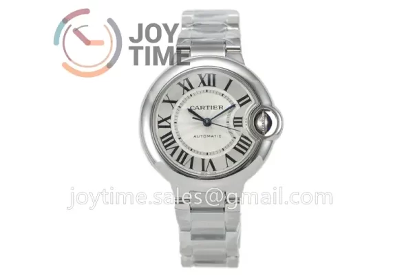 Cartier Ballon Bleu V6F 1:1 Best Edition SS 33mm SS Bracelet Super Clone Cal.076