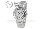 Cartier Ballon Bleu V6F 1:1 Best Edition SS 33mm SS Bracelet Super Clone Cal.076