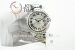 Cartier Ballon Bleu V6F 1:1 Best Edition SS 33mm Diamond Bezel SS Bracelet NH05A