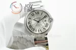 Cartier Ballon Bleu V6F 1:1 Best Edition SS 42mm Diamond Bezel SS Bracelet NH05A