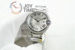 Cartier Ballon Bleu V6F 1:1 Best Edition SS 42mm Diamond Bezel SS Bracelet NH05A