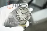 Cartier Ballon Bleu V6F 1:1 Best Edition SS 42mm Diamond Bezel SS Bracelet NH05A