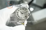 Cartier Ballon Bleu V6F 1:1 Best Edition SS 42mm Diamond Bezel SS Bracelet NH05A