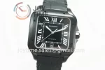 Cartier Santos de Cartier V6F 1:1 Best Edition PVD 40mm Leather Strap Miyota9015