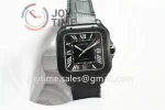 Cartier Santos de Cartier V6F 1:1 Best Edition PVD 40mm Leather Strap Miyota9015