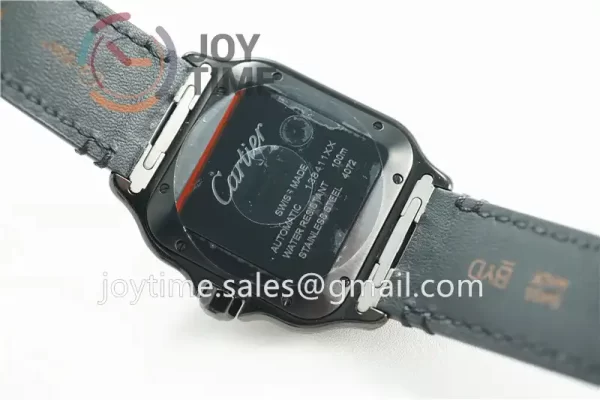 Cartier Santos de Cartier V6F 1:1 Best Edition PVD 40mm Leather Strap Miyota9015