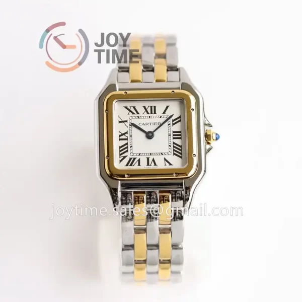 Cartier Ballon Panthère Ladies GF 1:1 Best Edition SS 27mm YG Bezel SS/YG Bracelet Quartz