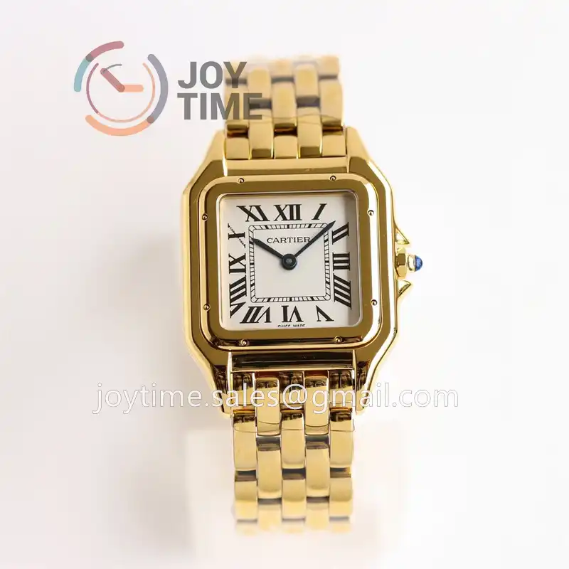 Cartier Ballon Panthère Ladies GF 1:1 Best Edition YG 27mm YG Bracelet Quartz