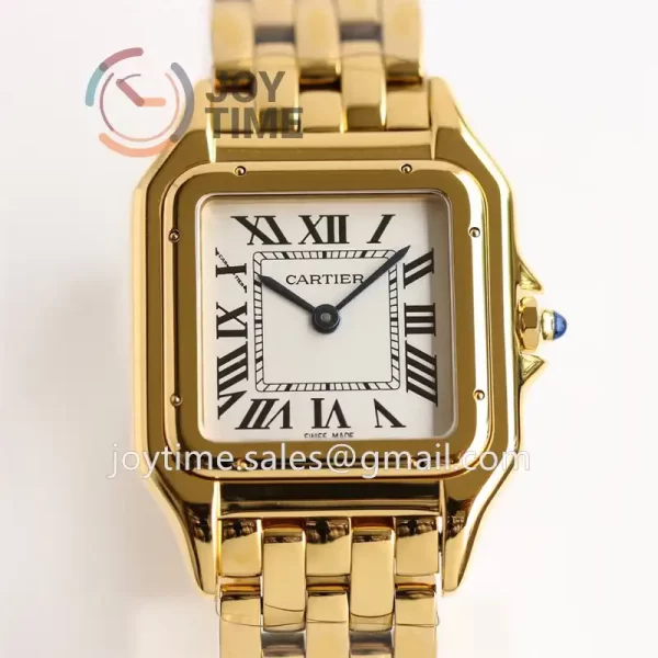 Cartier Ballon Panthère Ladies GF 1:1 Best Edition YG 27mm YG Bracelet Quartz